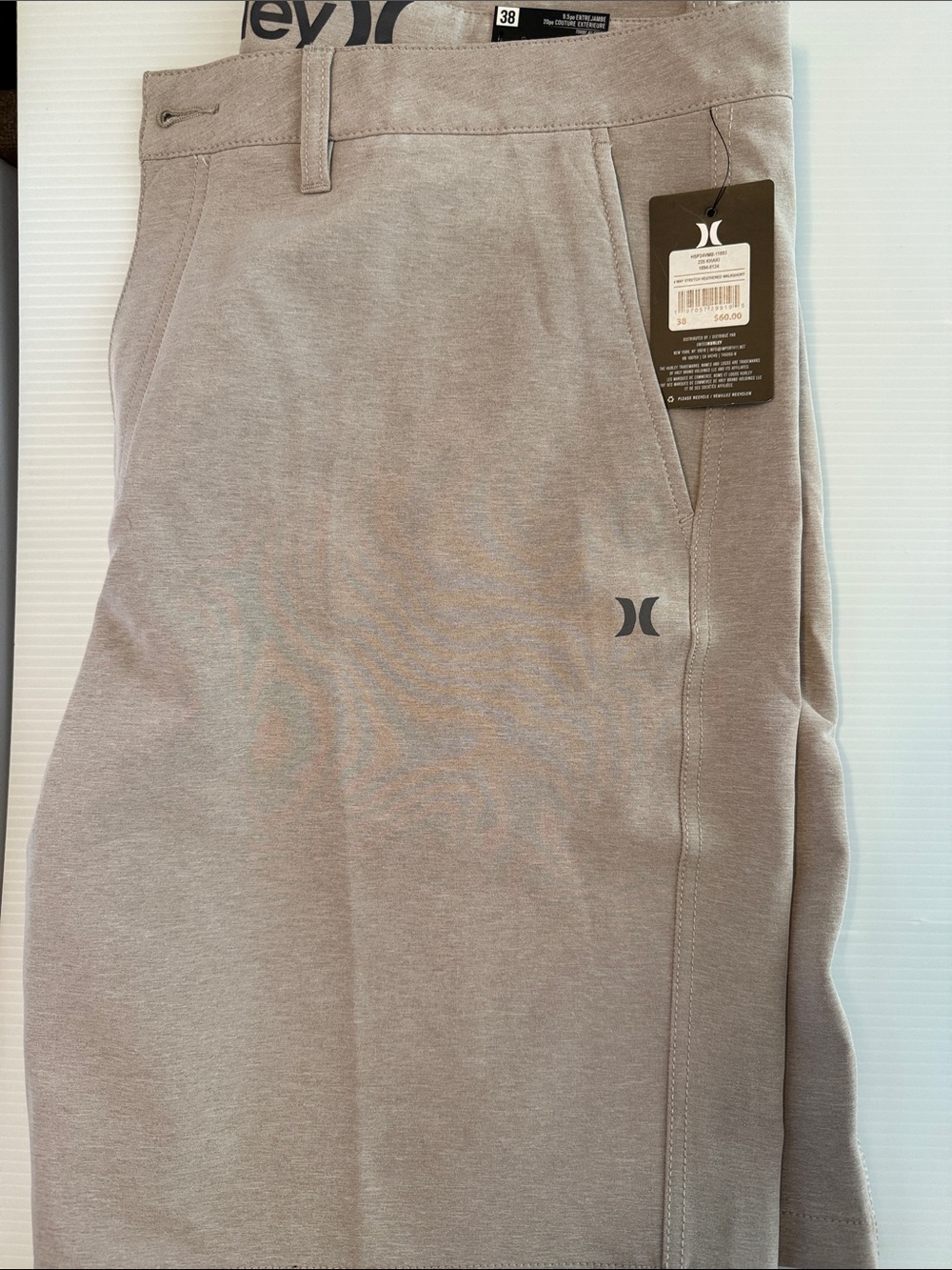 Hurley Men’s Light Taupe Joggers - Neutral Gray